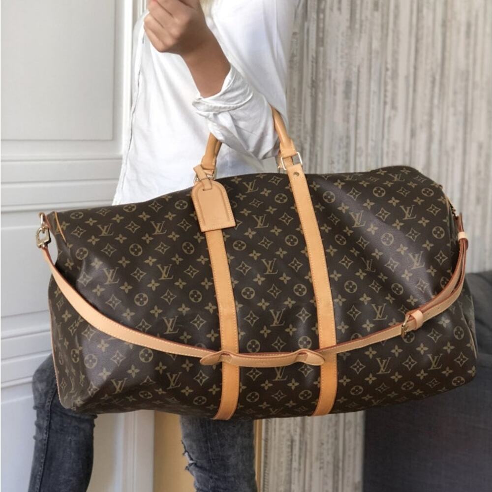 ⭐🔥AUTHENTIC🔥⭐Louis Vuitton Keepall 60 Bandouliere - Picture 1 of 13